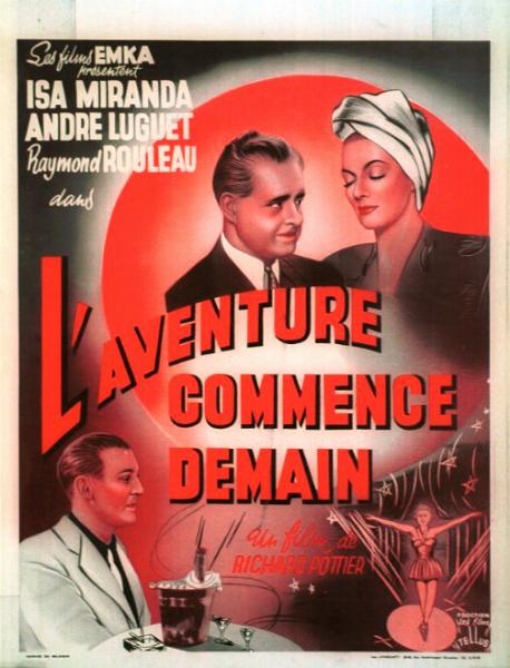 Repro 30x40cm - AVENTURE COMMENCE DEMAIN (l') - Belge