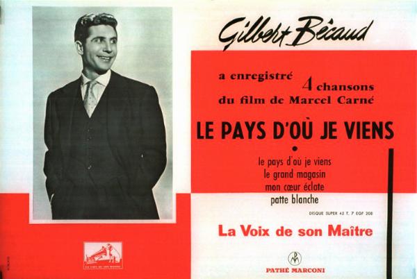 Affiche - PAYS D'OU JE VIENS (le) - 40x55cm