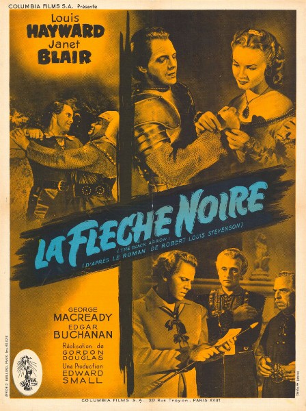Repro 30x40cm - FLECHE NOIRE (la) - Française
