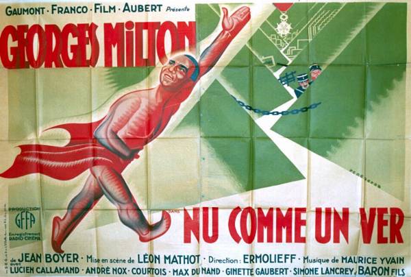 Affiche - NU COMME UN VER - 240x160cm