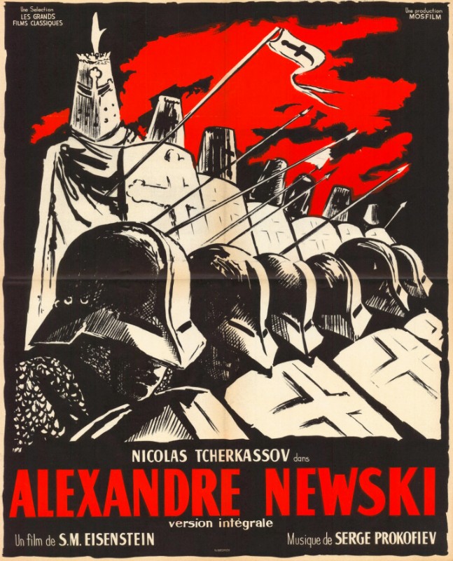 Repro 30x40cm - ALEXANDRE NEVSKI - Française
