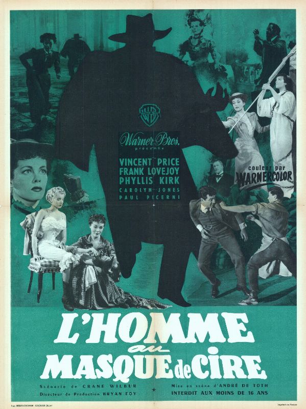 Affiche - HOMME AU MASQUE DE CIRE (l') - 60x80cm