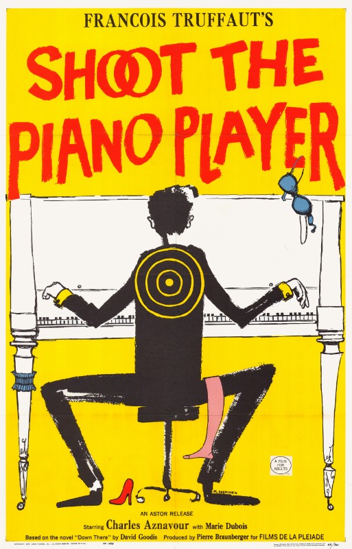 Repro 30x40cm - TIREZ SUR LE PIANISTE - U.S.