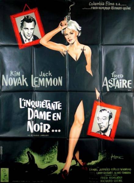 Affiche - INQUIETANTE DAME EN NOIR (l') - 120x160cm