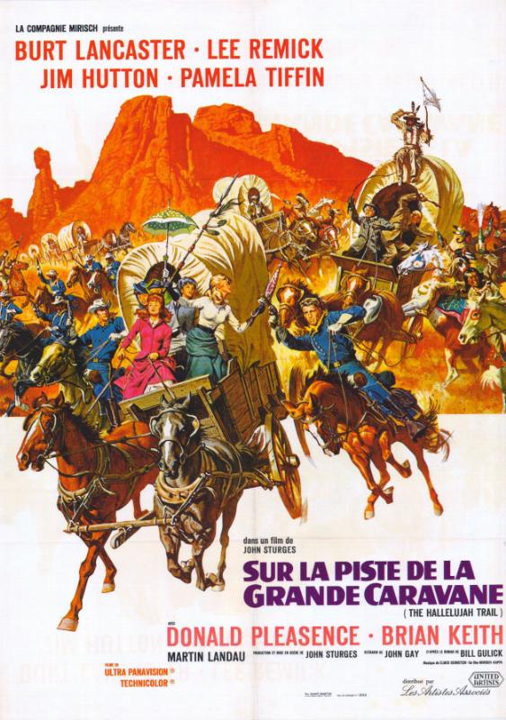 Repro 30x40cm - SUR LA PISTE DE LA GRANDE CARAVANE - Française