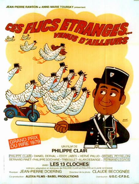 Affiche - CES FLICS ETRANGES VENUS D'AILLEURS - 120x160cm