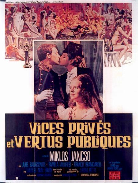 Affiche - VICES PRIVES, VERTUS PUBLIQUES - 120x160cm