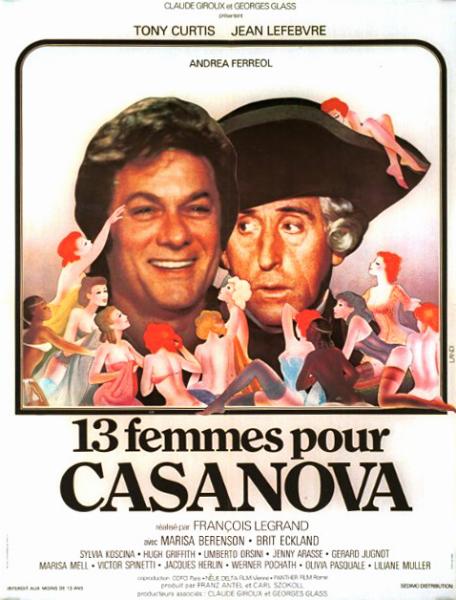 Affiche - TREIZE FEMMES POUR CASANOVA - 60x80cm
