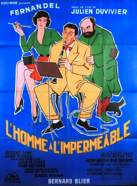 Affiche - HOMME A L'IMPERMEABLE (l') - 120x160cm