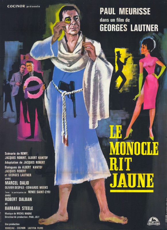 Repro 30x40cm - MONOCLE RIT JAUNE (le) - Française B
