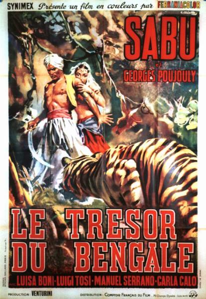 Affiche - TRESOR DU BENGALE (le) - 120x160cm