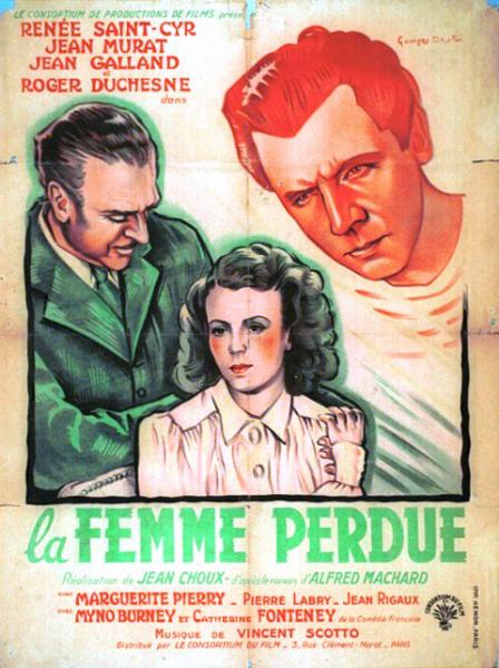 Repro 30x40cm - FEMME PERDUE (la) - Française