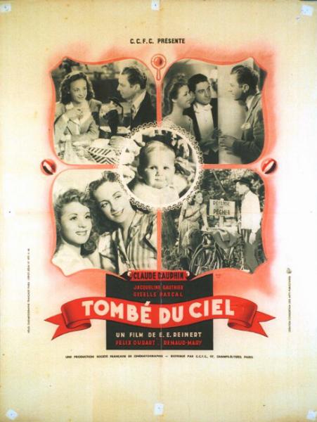 Repro 30x40cm - TOMBE DU CIEL - Française