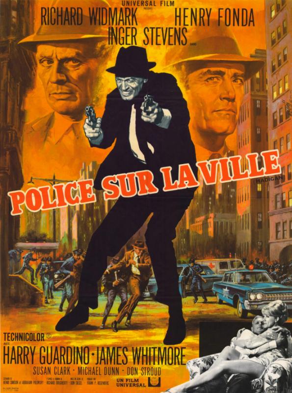 Affiche - POLICE SUR LA VILLE - 60x80cm