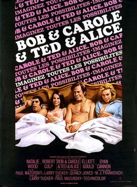 Affiche - BOB, CAROLE, TED ET ALICE - 60x80cm