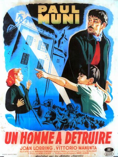 Affiche - UN HOMME A DETRUIRE - 120x160cm