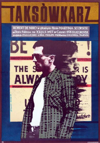 Repro 30x40cm - TAXI DRIVER -