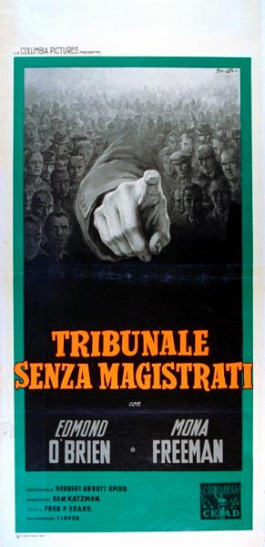 Affiche - WORLD WAS HIS JURY (the) - 33x71cm