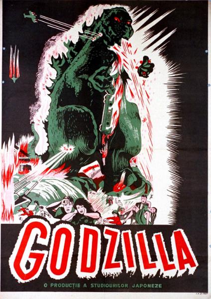 Repro 30x40cm - GODZILLA - Française