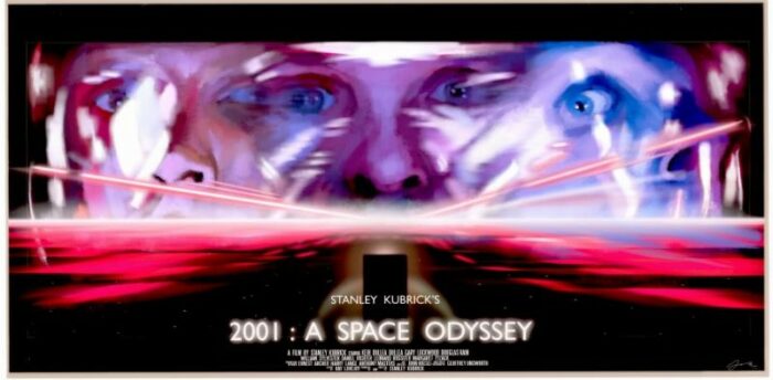 Sérigraphie 2001 L'ODYSSEE DE L'ESPACE