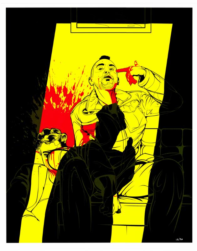 Sérigraphie - TAXI DRIVER - 40x50cm