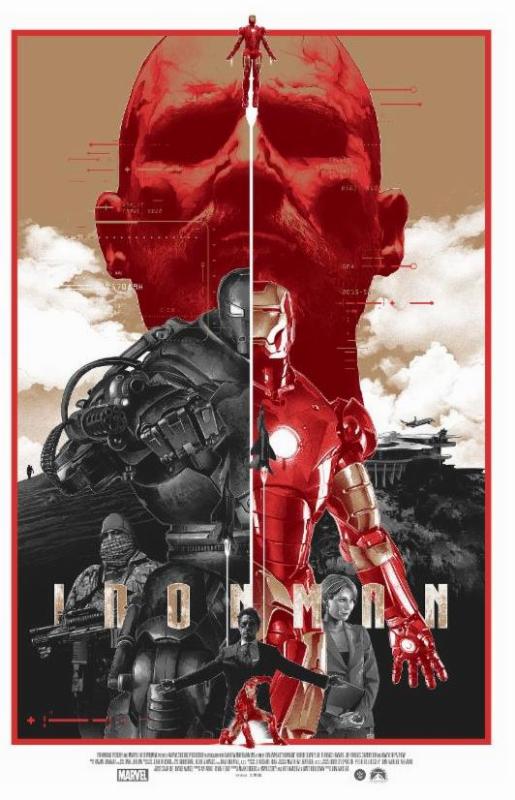 Sérigraphie IRON MAN