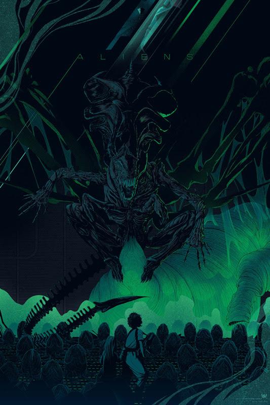 Sérigraphie Mondo - ALIEN - 61x91,5cm