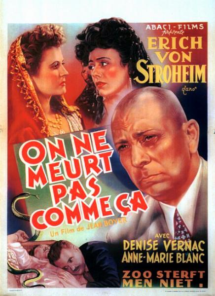 Repro 30x40cm - ON NE MEURT PAS COMME CA ! - Belge
