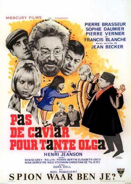 Repro 30x40cm - PAS DE CAVIAR POUR TANTE OLGA - Belge