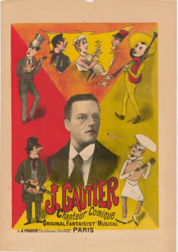 J. GAUTIER Chanteur Comique