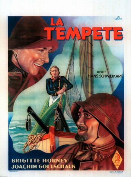 Repro 30x40cm - TEMPETE (la) - Belge