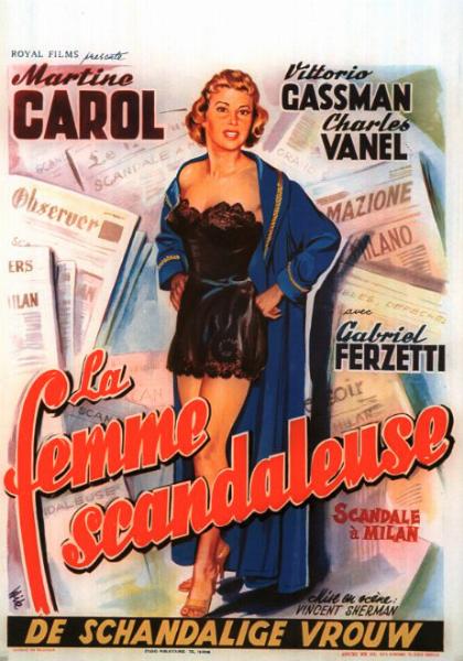 Repro 30x40cm - SCANDALE A MILAN - Belge