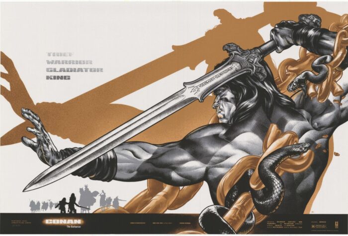 Sérigraphie Mondo CONAN LE BARBARE