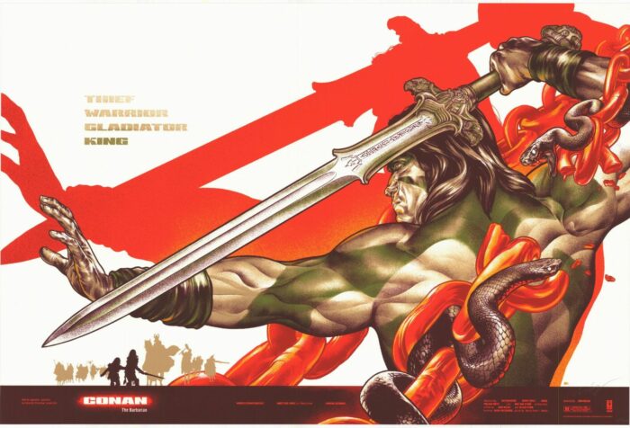 Sérigraphie Mondo CONAN LE BARBARE