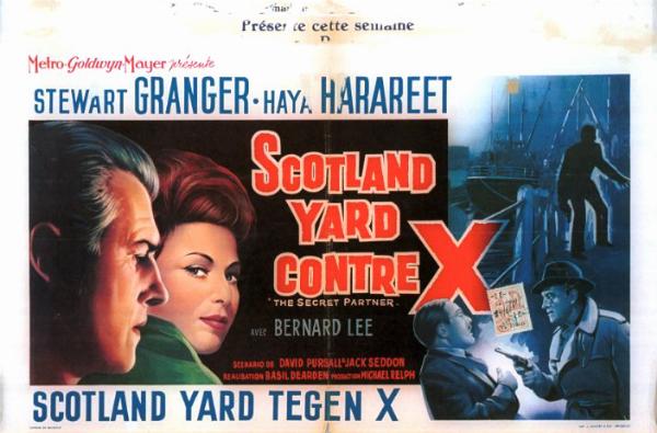 Repro 30x40cm - SCOTLAND-YARD CONTRE X - Belge