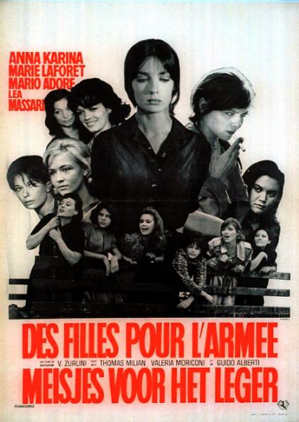 Repro 30x40cm - DES FILLES POUR L'ARMEE - Belge