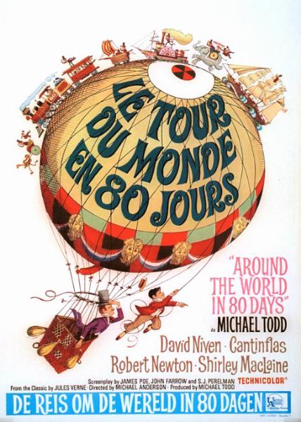 Repro 30x40cm - TOUR DU MONDE EN 80 JOURS (le) - Belge