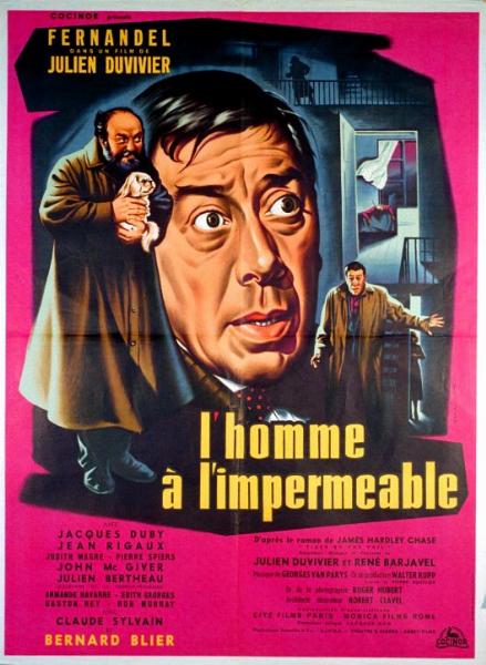 Affiche - HOMME A L'IMPERMEABLE (l') - 60x80cm