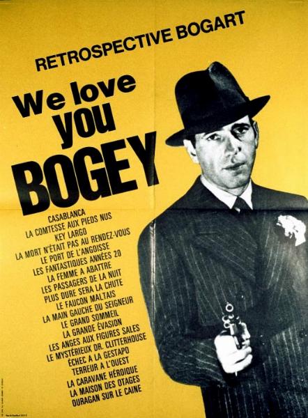 Affiche - WE LOVE YOU BOGEY - 60x80cm