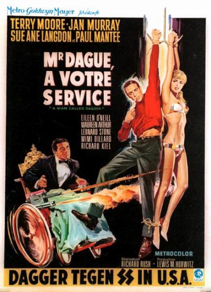 Repro 30x40cm - MAN CALLED DAGGER (a) - Belge