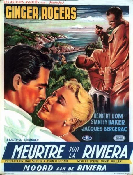 Repro 30x40cm - MEURTRE SUR LA RIVIERA - Belge