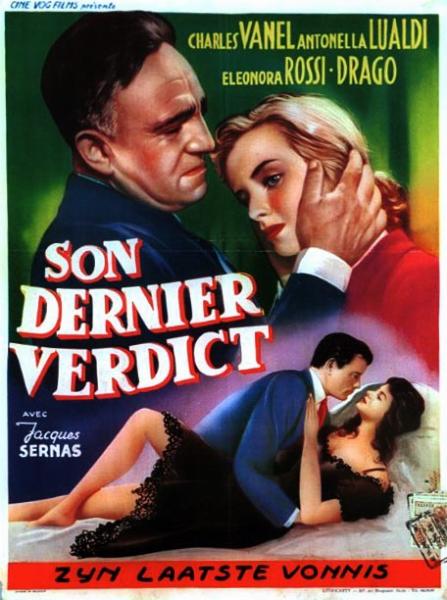 Affiche - SON DERNIER VERDICT - 36x56cm