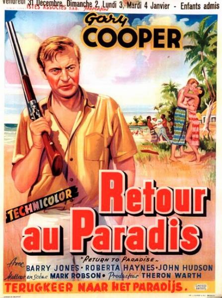 Affiche - RETOUR AU PARADIS - 36x56cm