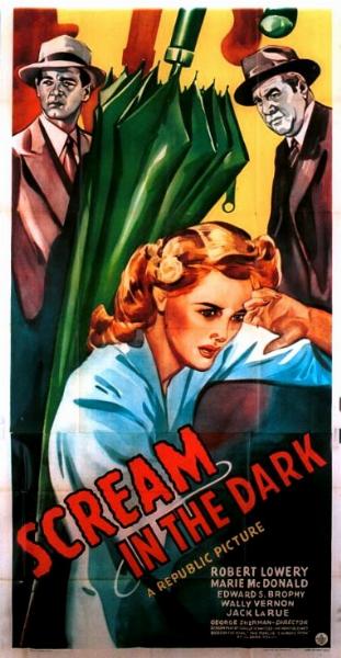 Affiche - SCREAM IN THE DARK - 100x200cm