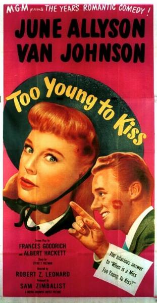 Affiche - TOO YOUNG TO KISS - 100x200cm