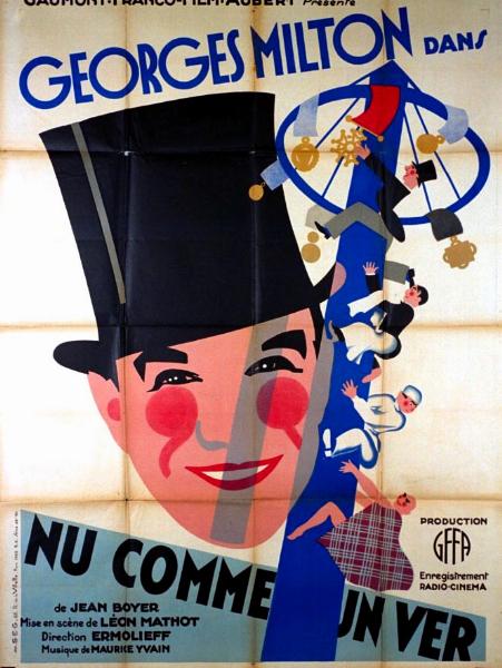Affiche - NU COMME UN VER - 120x160cm