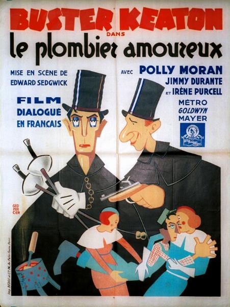 Repro 30x40cm - PLOMBIER AMOUREUX (le) - Française