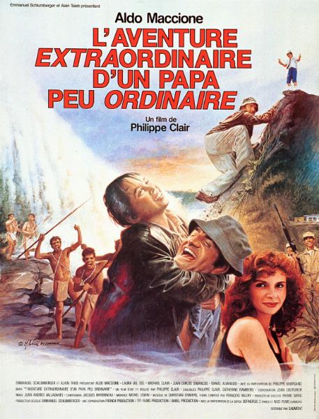 Affiche - AVENTURE EXTRAORDINAIRE D'UN PAPA PEU ORDINAIRE - 40x55cm