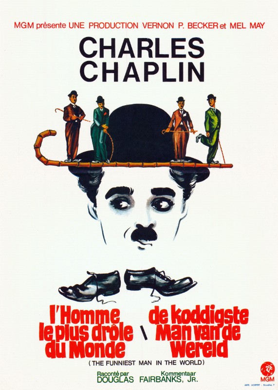 Repro 30x40cm - HOMME LE PLUS DROLE DU MONDE (l') - Belge