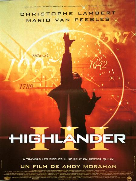 Affiche - HIGHLANDER 3 - 40x55cm